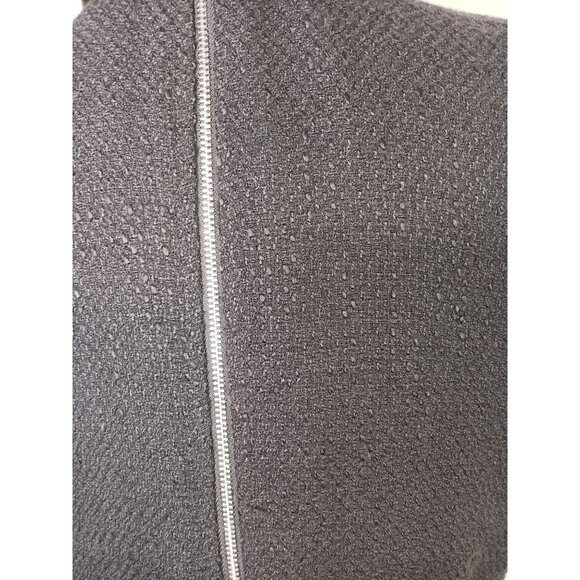 Jason Wu Large Black Double Breasted Boucle Tweed Sleeveless Blazer Dress, Butto - Picture 3 of 7